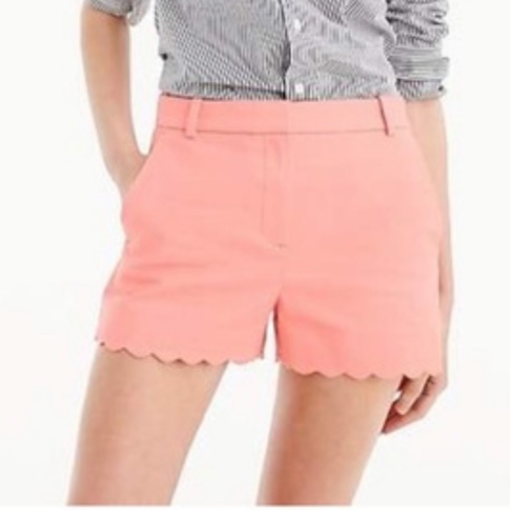 J crew coral shorts